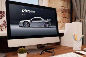 Computer displaying car design website by And IT Consulting