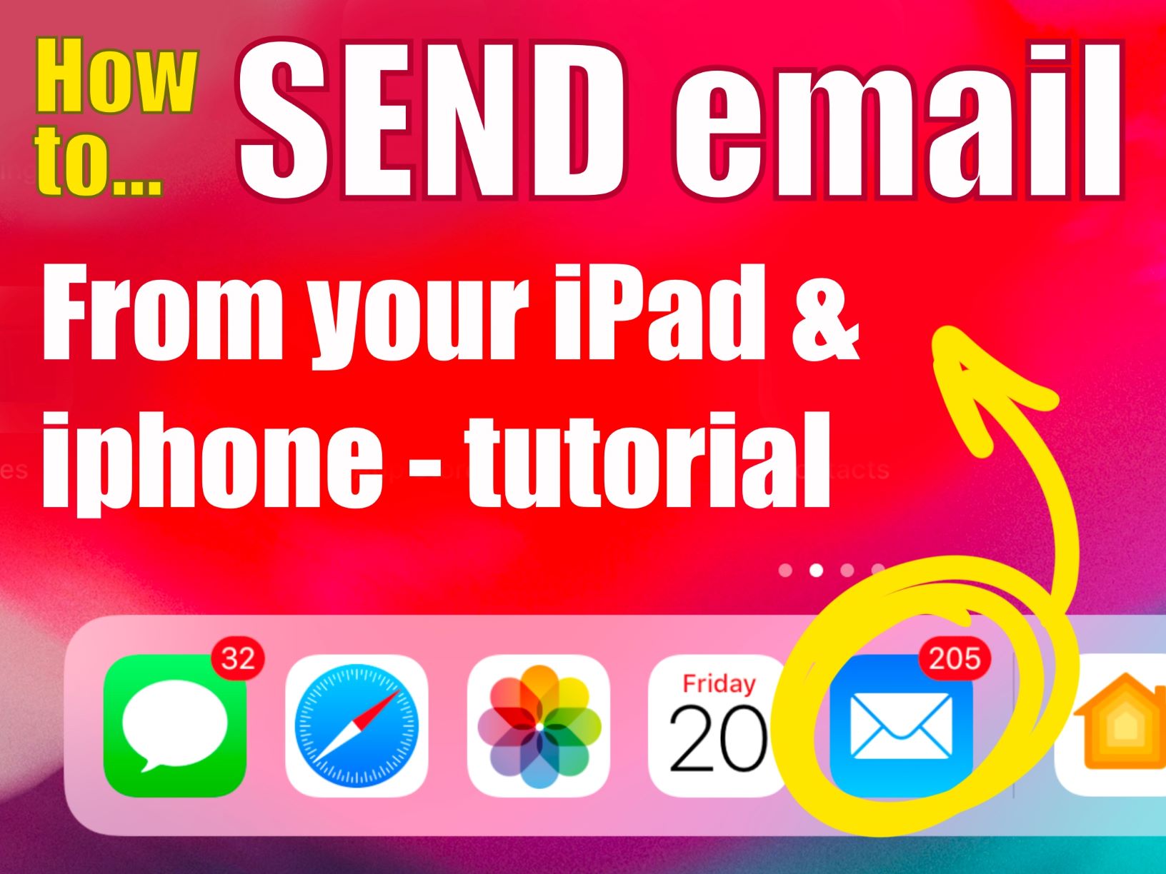How to send email from iPad and iPhone